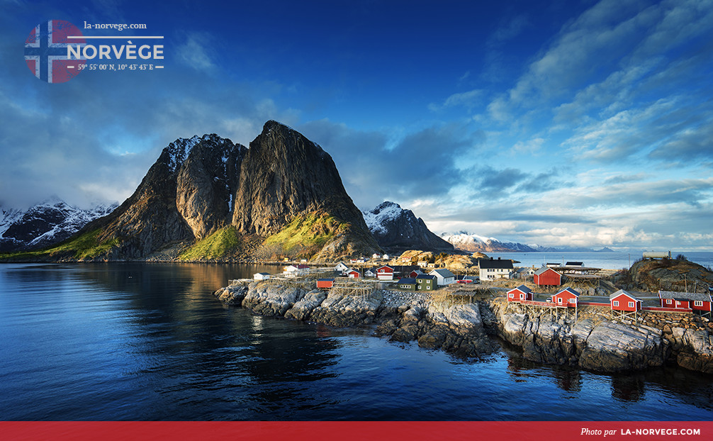 Cabane de pêche à Reine dans les îles Lofoten